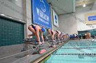 Swim vs Bentley  Wheaton College Swimming & Diving vs Bentley University. - Photo by Keith Nordstrom : Wheaton, Swimming & Diving